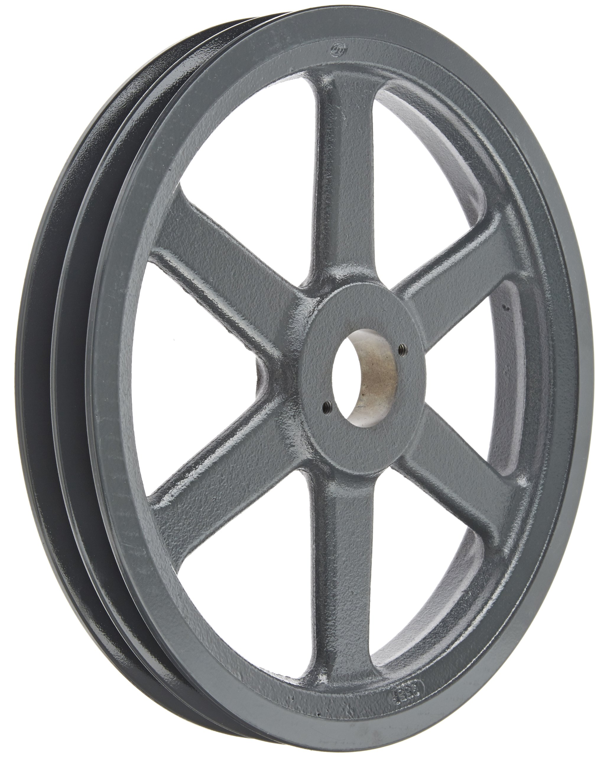 Browning 2BK120H Bushed Classical Gripbelt Sheave, 4L or A, 5L or B Belt, 2 Grooves, Uses H Bushing