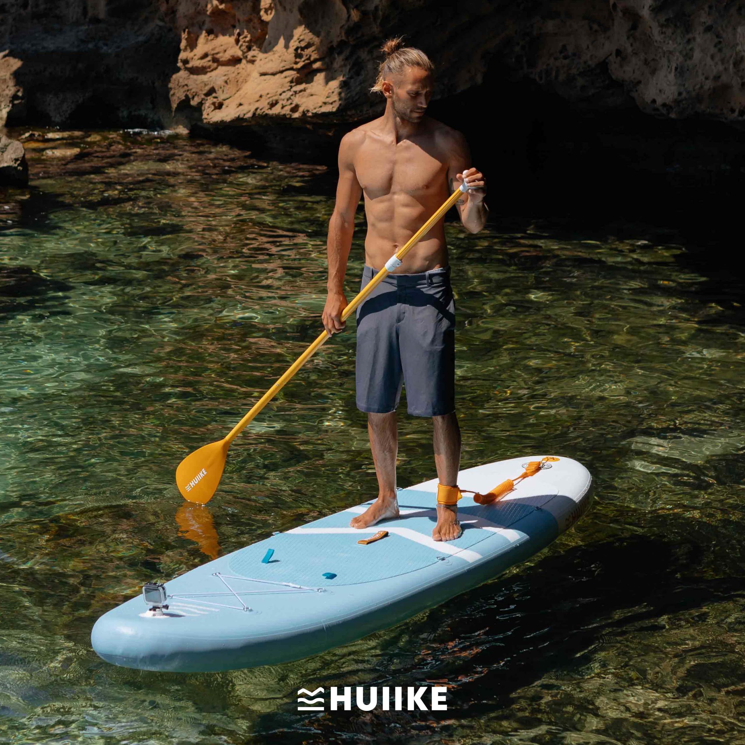 Tavola Sup Gonfiabile Adulti con Accessori Premium - HUIIKE | Stand Up Paddle Board Gonfiabile con Grande Stabilità | Tavola da Sup | Tavole Gonfiabili 2 Posti