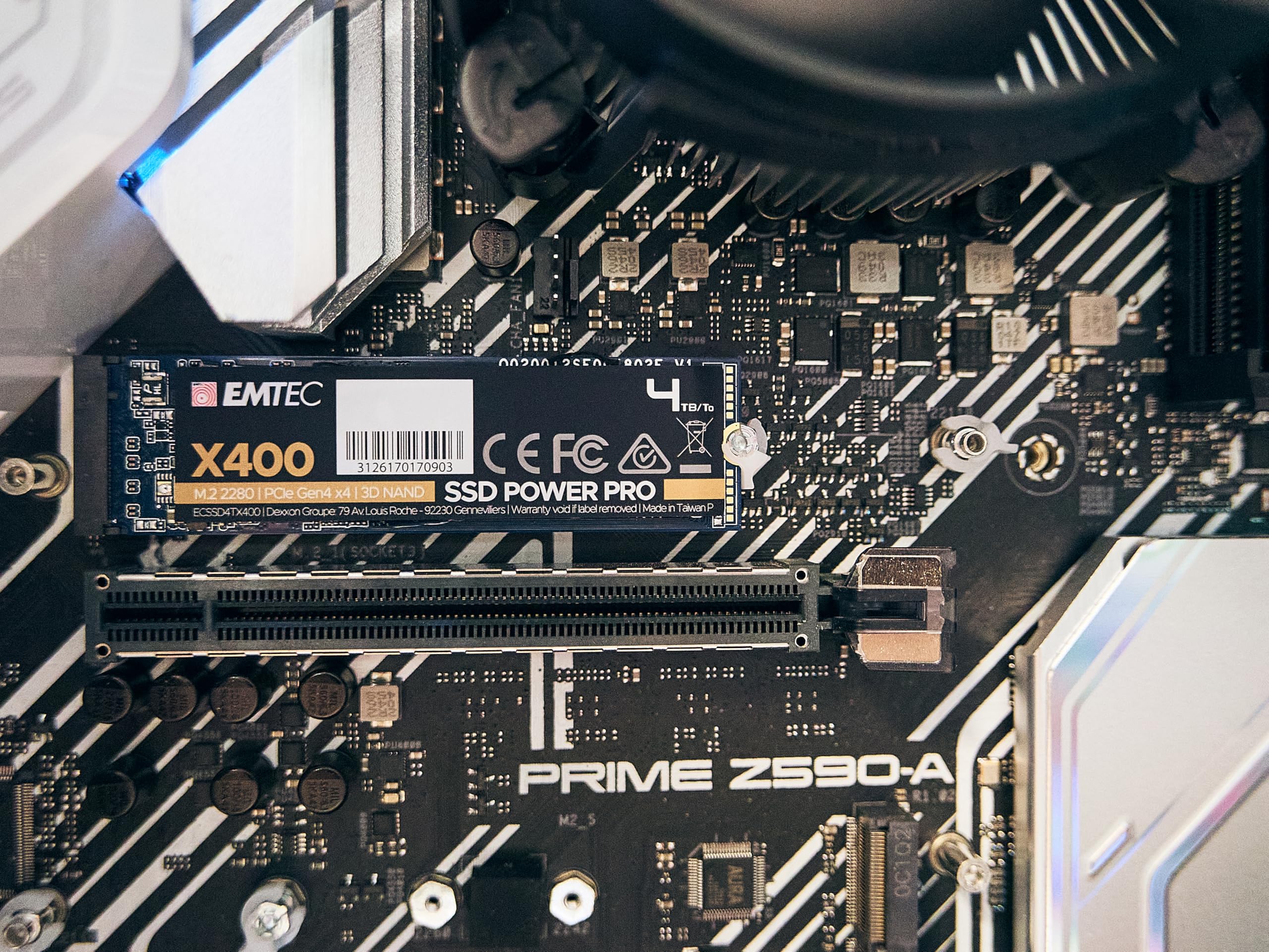 Emtec - SSD Interne X400 Power Pro M2 2280 1To/TB NVMe PCIe Gen4x4 Gaming PC et Jeux Vidéos - 3D NAND - Lecture Jusqu'à 5200MB/s, Ecriture Jusqu’à 2000MB/s - Endurance 200TB/1.8MH - ECSSD1TX400