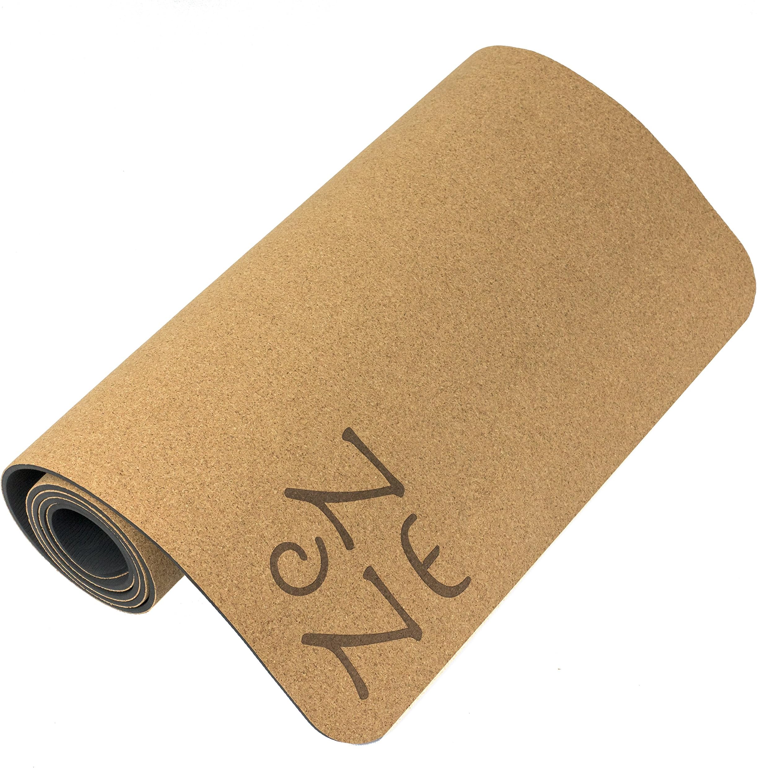 Cork Yoga Mat by Nautical Endurance, 72" x 24" x 5mm Thick – Includes Yoga Carrying Bag- Lightweight, Non-Slip & Durable Quality