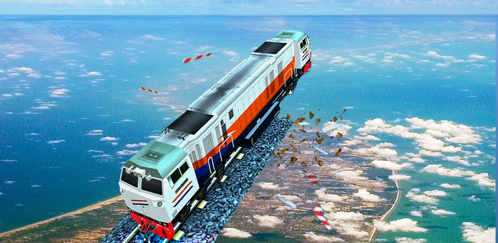 Stunt train games Train simulator games 2022 Train Jumping 3D & Classic City train driving