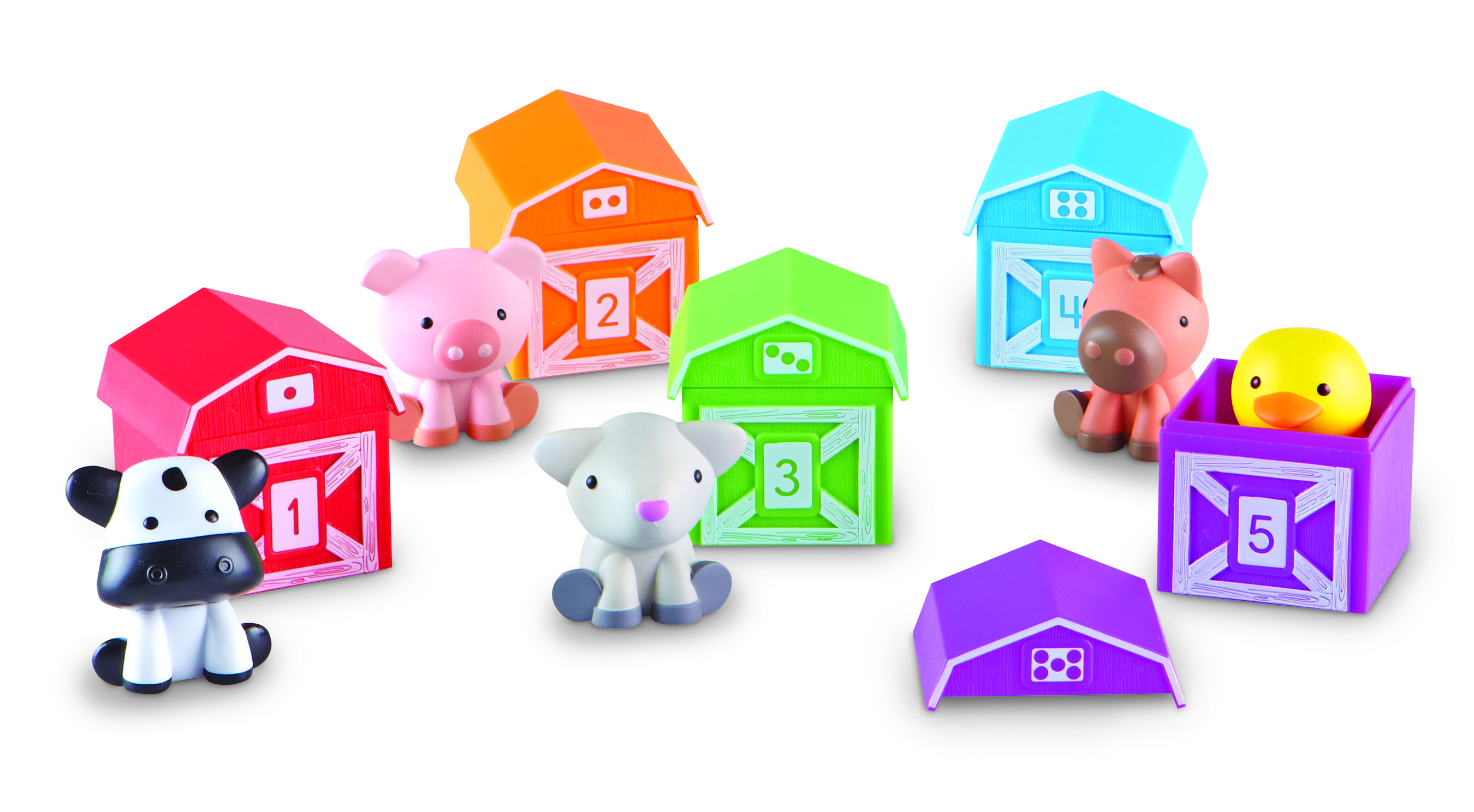 Learning Resources Peekaboo Learning Farm - 10 Pieces, Ages 18+ months Toddler Learning Toys, Counting and Sorting Toys… - Image 8