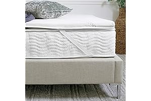 Saatva Natural Latex Mattress Topper: Comfort and Support for a Restful Night's Sleep