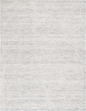 SAFAVIEH Metro Collection Area Rug - 9' x 12', Dark Grey & Ivory, Handmade Wool, Ideal for High Traffic Areas in Living Room, Bedroom (MET999H)
