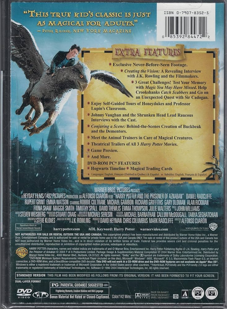 その他 HarryPotter AND  THE PRISONER OF AZKABAN Amazon.co.jp: Harry Potter and the Prisoner of Azkaban