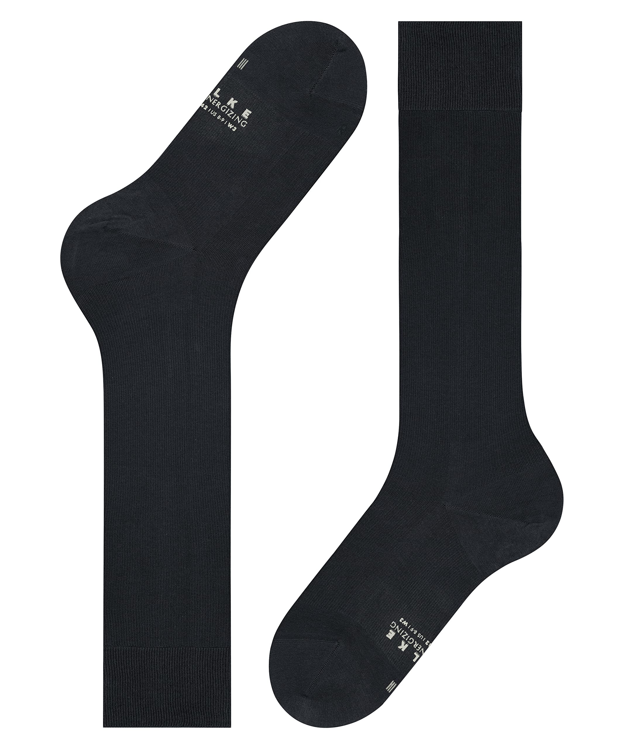 FALKE Mężczyźni Podkolanówki Ultra Energizing M Kh bawełna kompresyjne 1 Para, Czarny Black 3000 - Obwód łydki W3, 41-42 W3