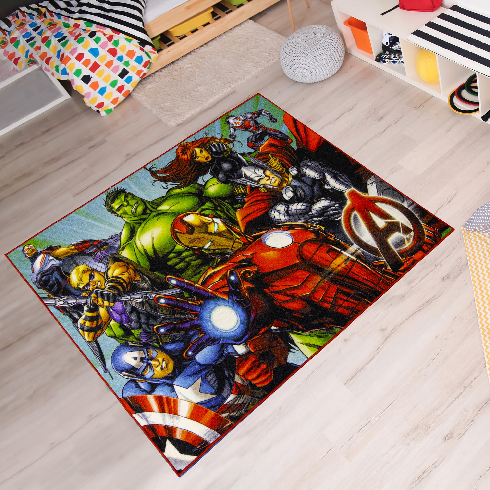 Amazon.com: Gertmenian Marvel Avengers Indoor Area Rug - 4x6