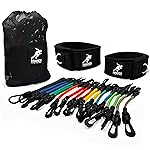 Kbands | Speed and Strength Leg Resistance Bands | Includes Speed 101 and Agility FX Digital Training Programs - Sizes for Youth, Intermediate, and Advanced Athletes
