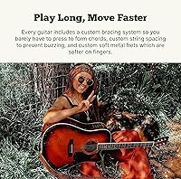 Vista 6 de Zager Guitarra eléctrica acústica ZAD900 acústica Pro Series - Abeto sólidopalisandro - Guitarras acústicas de primera calidad - Guitarra acústica