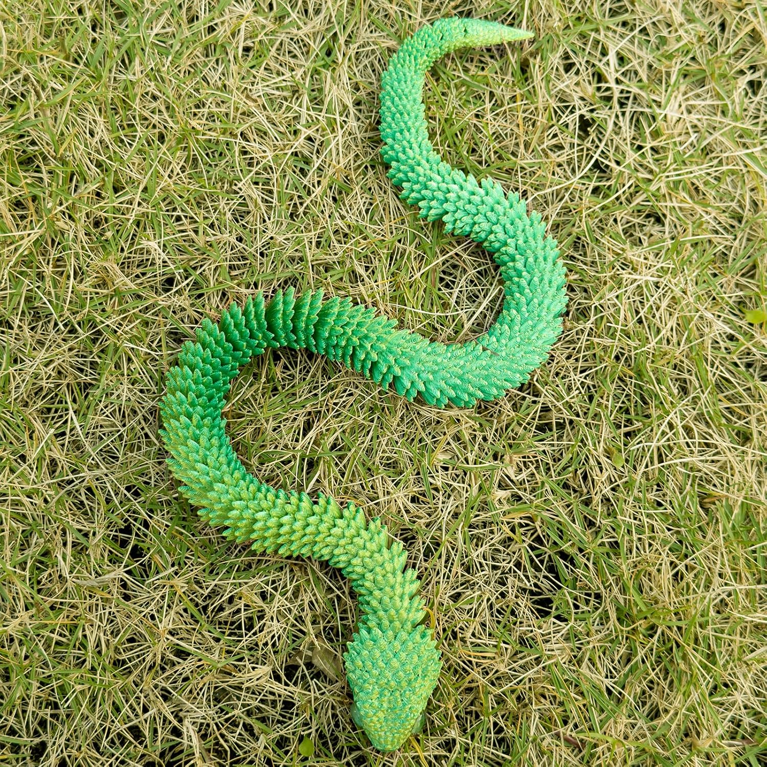 3D Printed Snake, Articulated Flexible 3D Printed Animals Fidget Toy, Realistic Slithering Design,Fidget Toys Gifts for Halloween