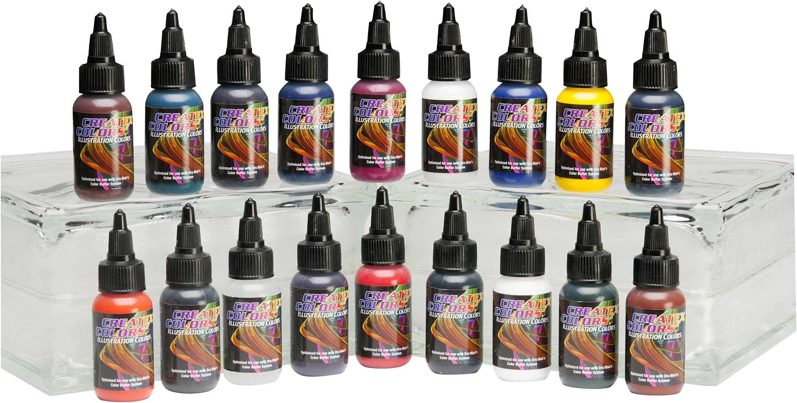 Illustration Colors airbrush Kit 18 colors 30 ml