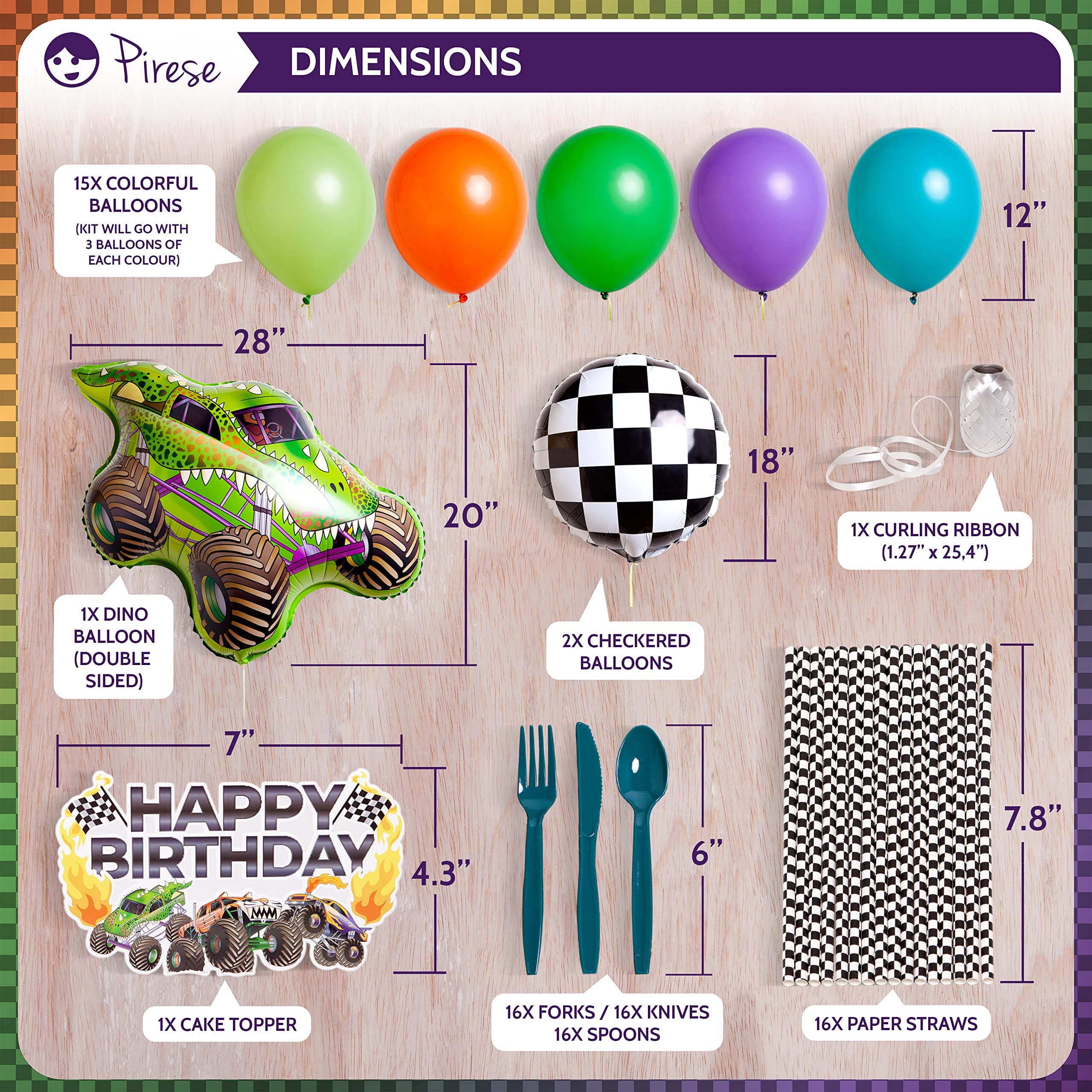 Pirese Monster Truck Birthday Party Supplies Monster Truck Party pirese-monster-truck-birthday-party-supplies-monster-truck-party
