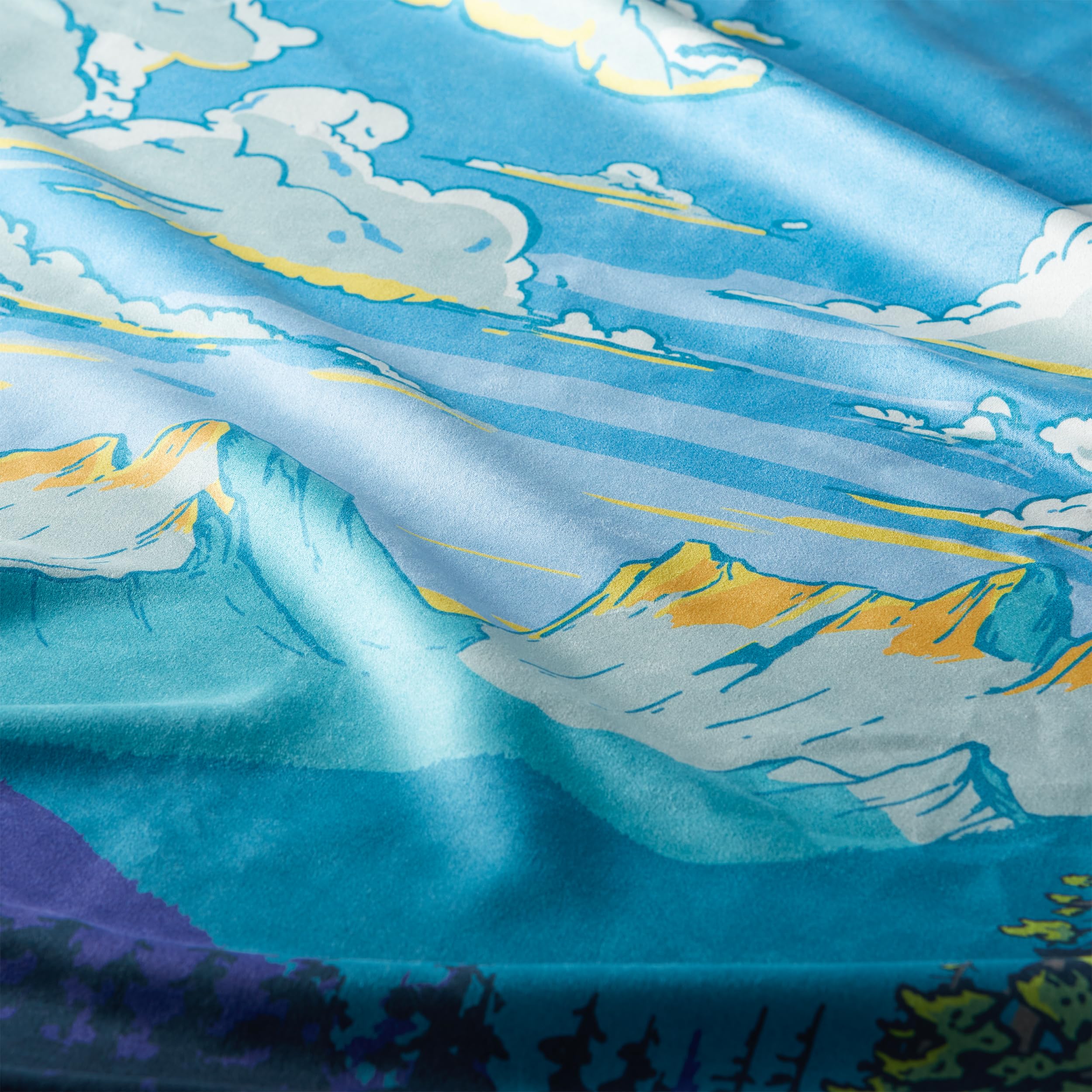 PackTowl Personal Serviette de Camping et de Voyage en Microfibre ultralégère Imprimé Daydream Body