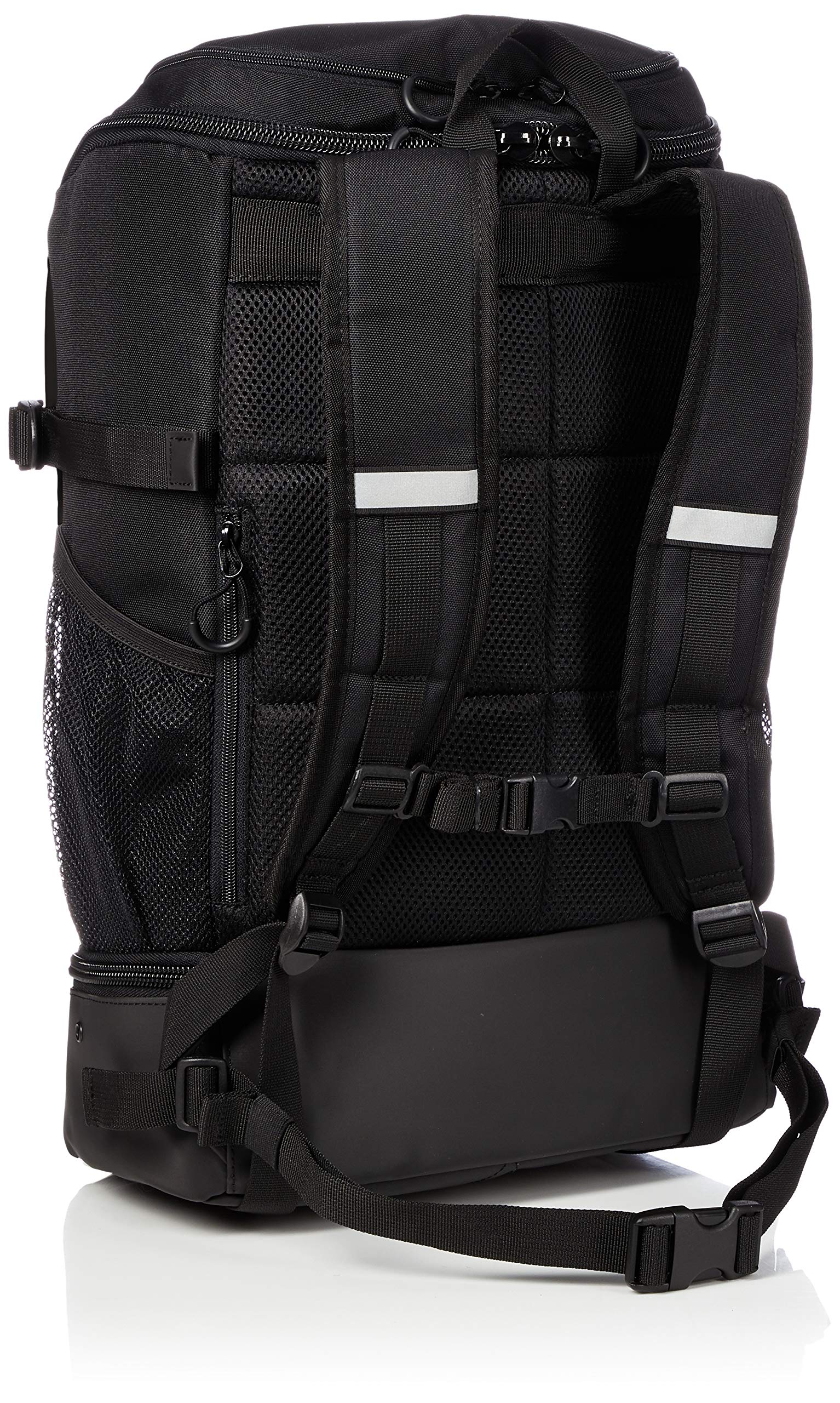 Lee Backpack, Waterproof Rain Cover Included, Double Layer, Lightweight, Multi-functional, Large Capacity (PC Storage), Black