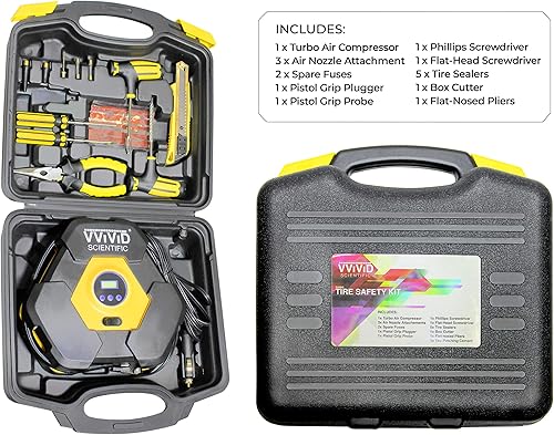 Miniatura 2 de VViViD Kit de seguridad para compresor de neumáticos Turbo Deluxe