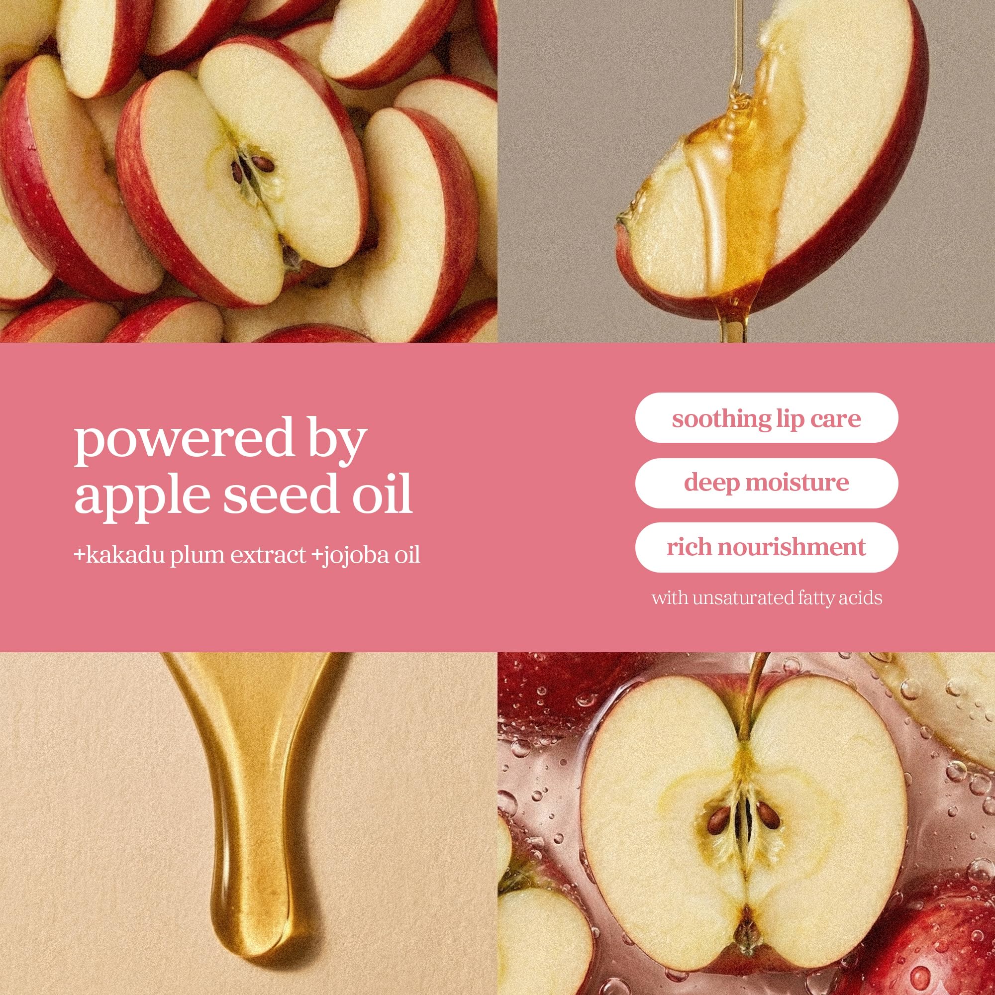 NOONI - Aceite coreano vegano para labios Appleplum | Tinte labial, de larga duración, hidratante, rellenador, revitalizante para labios secos, apto para viajes, impermeable, sin necesidad de retirar
