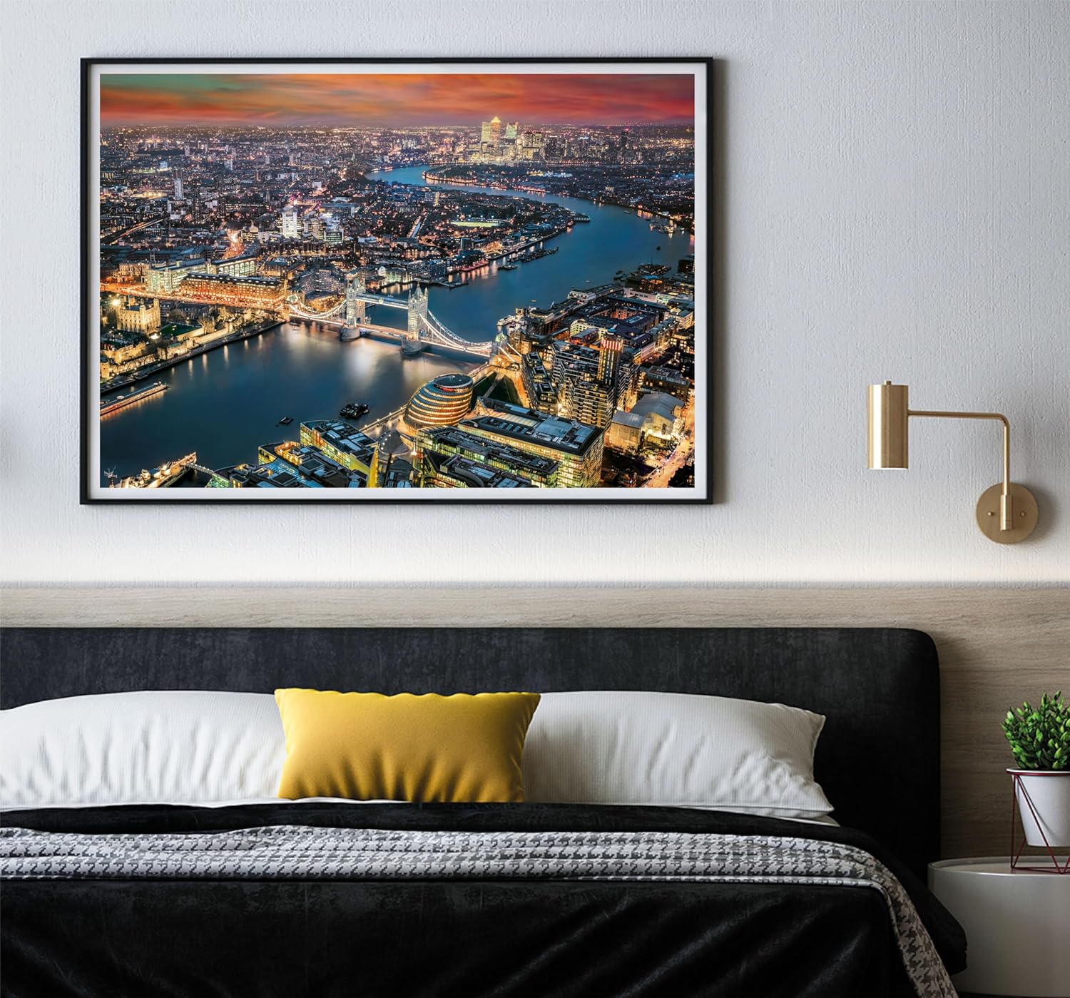 Clementoni - 32082 - Puzzle Collection - London Aerial View - 2000 Pieces - Adult Puzzle, Horizontal, Fun for Adults, Made in Italy