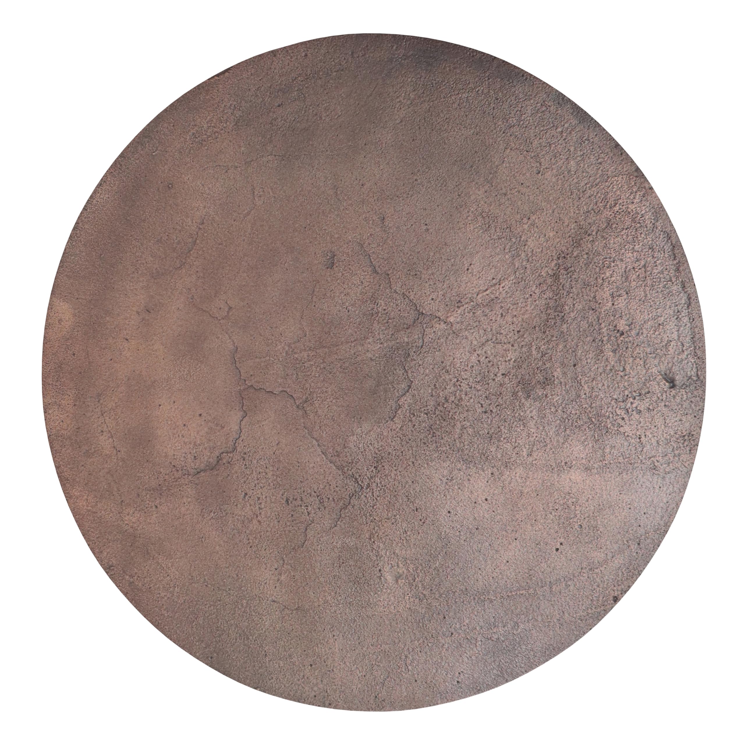 SIMPLIHOME Nova 19" Wide Round Iron Table in Copper Ombre | Industrial cast aluminum accent table with handcrafted finish; assembled side table or end table for living room or bedroom.