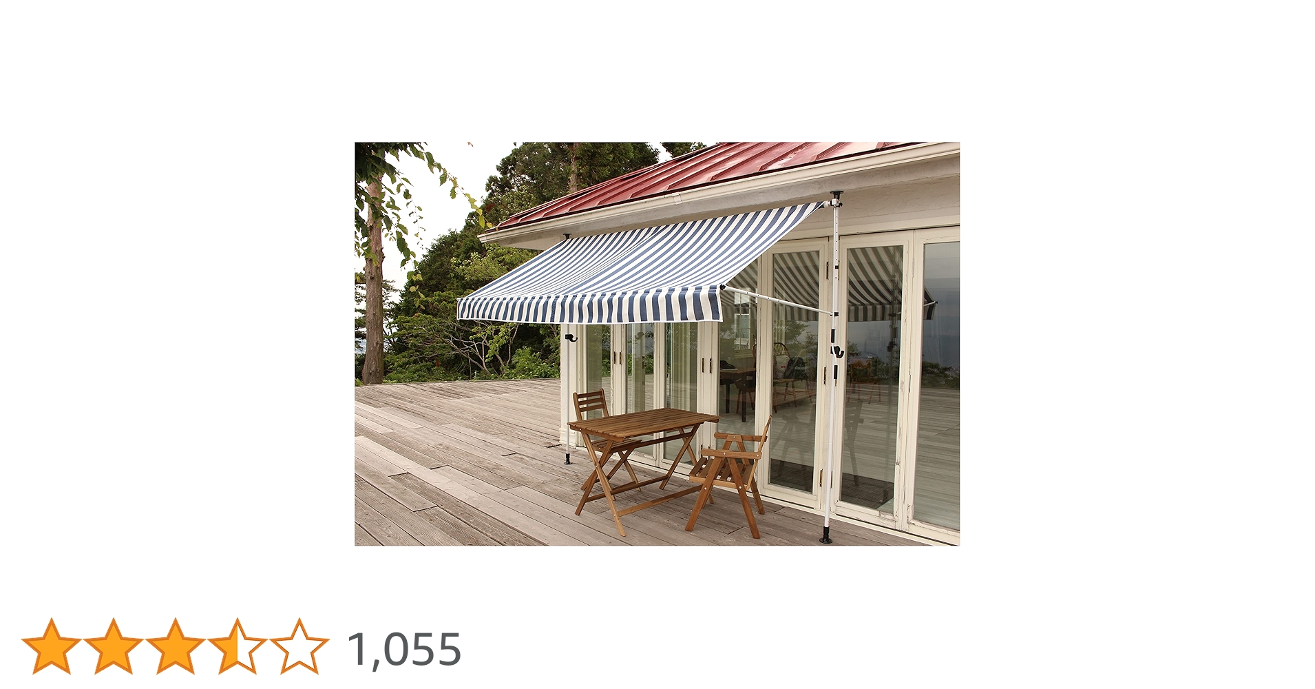 Amazon.co.jp: リビングアウト(Living Out) 物干し竿付きオーニング 日