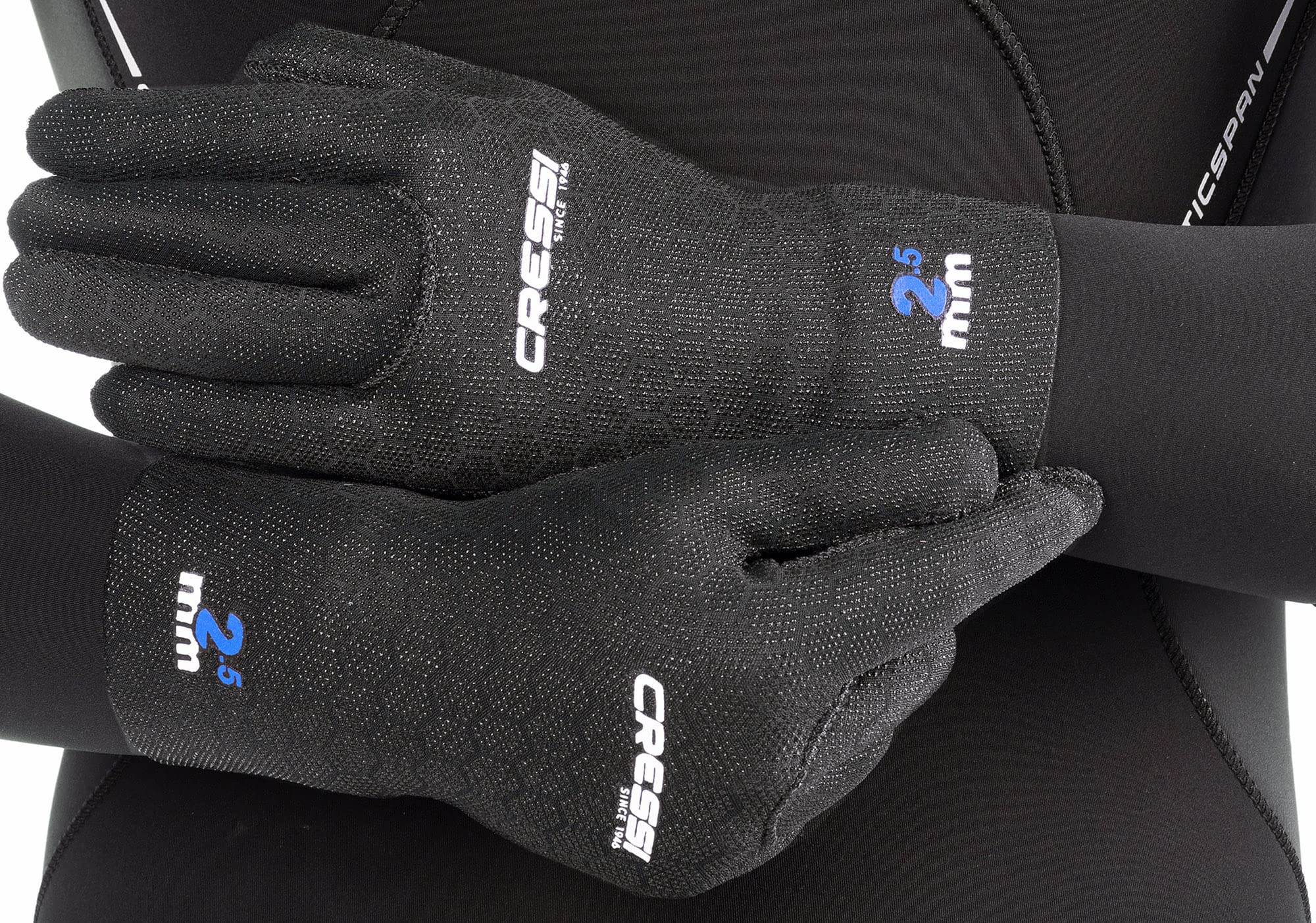 CRESSI High Stretch Gloves, Guanti in Neoprene Elastico per Apnea e Immersioni - 3