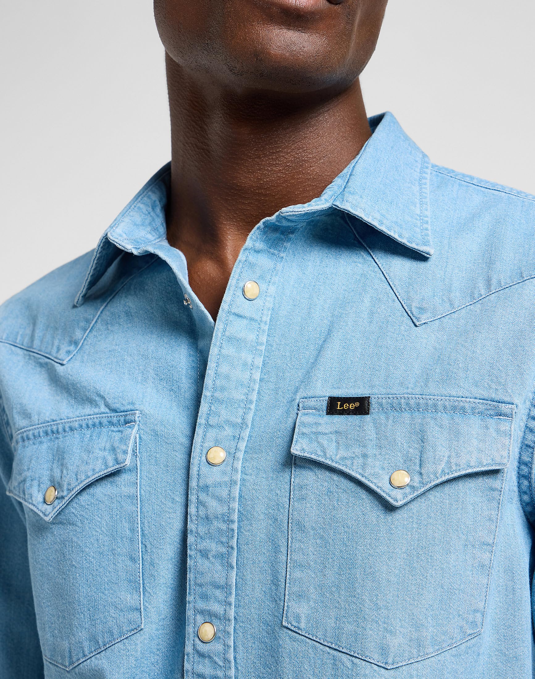 Lee - Camisa Hombre - Corte Regular - Regular Western Shirt - Negro