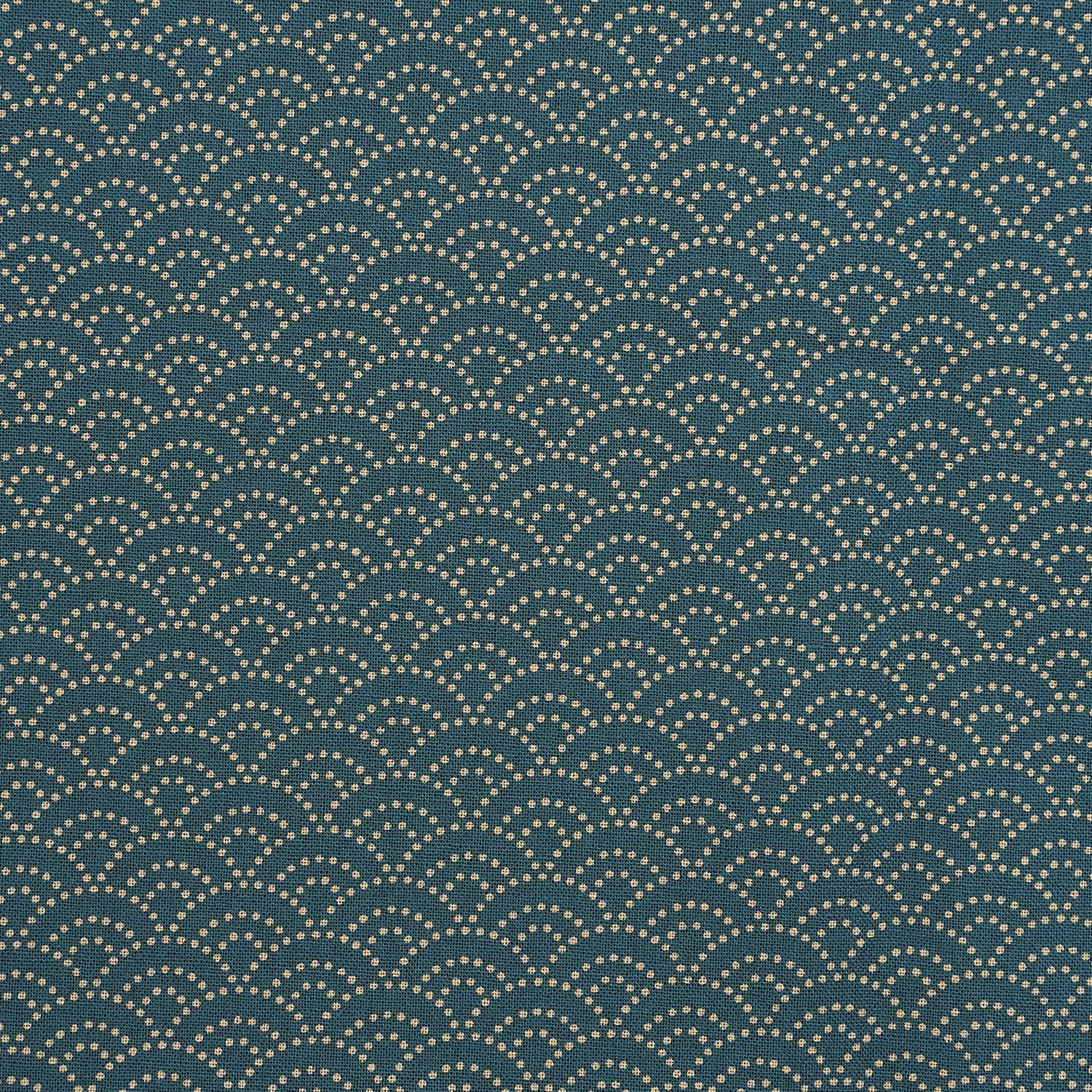 Gen Wool Cut Cross Japanese Pattern Fabric Aoumi Wave Japanese Style Cotton Made in Japan Cloth Cut Fabric 88222 D/#3 Approximately 110cm×50cm 11. Indigo : Hobbies