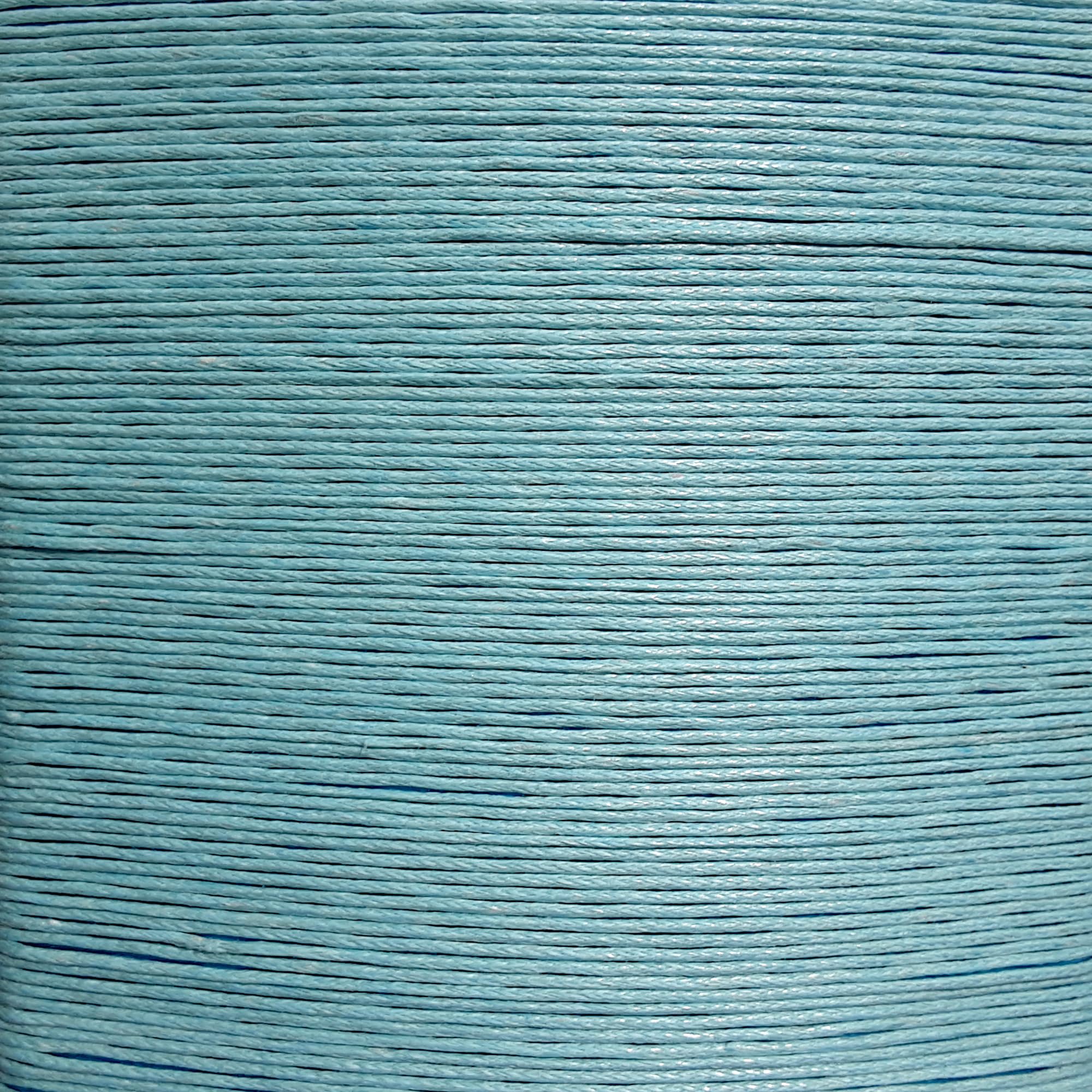 Mart-Mon Multicolor 20 Yards Waxed Cotton Cord 1Mm Thick On Card (18M) String (Sky Blue)