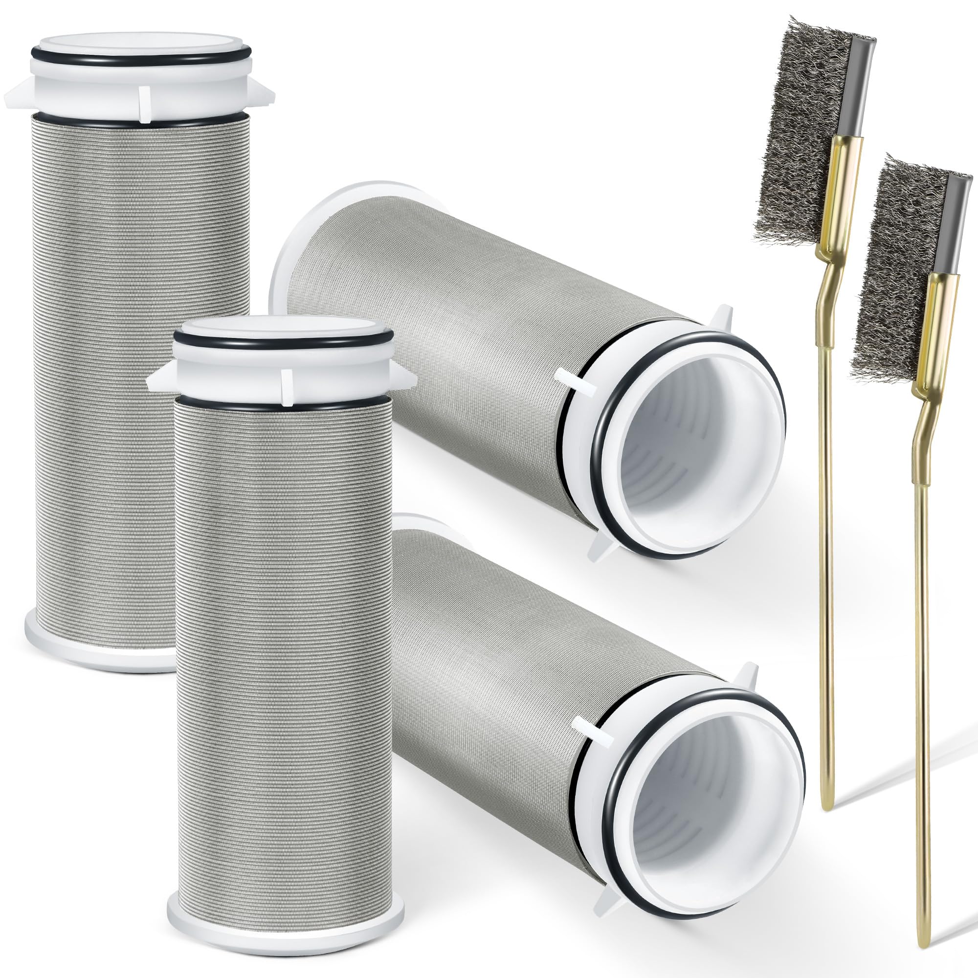 Enhon 4 Pieces 50μm Spin Down Sediment Filters Replacement Cartridges