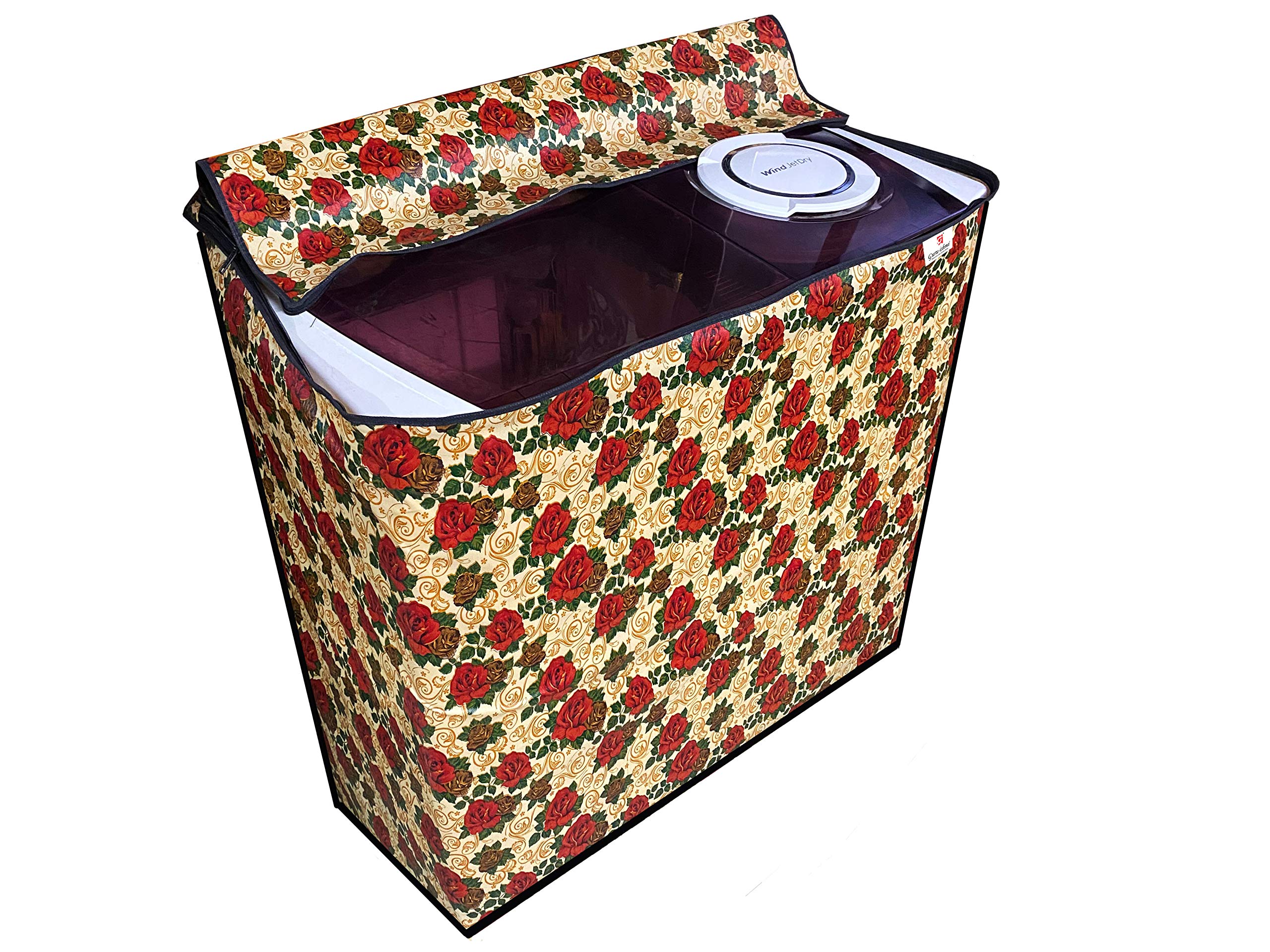 GURU-ISHMAWaterproof Semi Automatic Top Load Washing Machine Cover for (LG - Life Good) 7.2kg, 7.5kg, 7.8kg, 8kg.