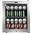 Whynter BR-062WS, 62 Can Capacity Stainless Steel Beverage Refrigerator with Lock, White