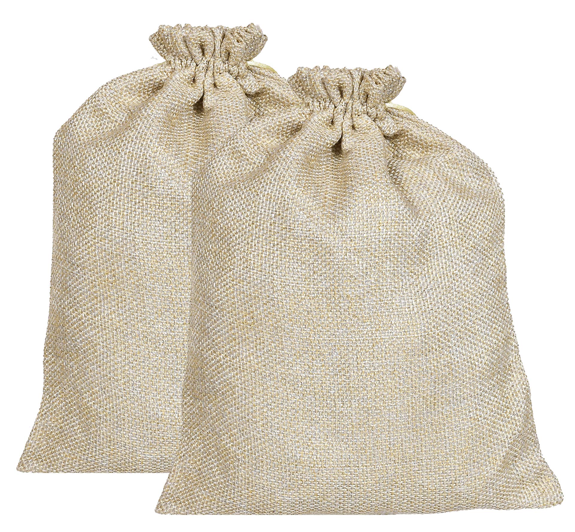 Kuber Industries Jute Medium Size Potli Gift Bags Wedding Hessian Jute Medium Size Bags Linen Jewelry Pouches with Drawstring for Birthday, Party, Wedding Favors-Pack of 3 (Gold) (HS_36_LUGGAGE019522) (B0971BLKS4) Amazon Price History, Amazon Price Tracker