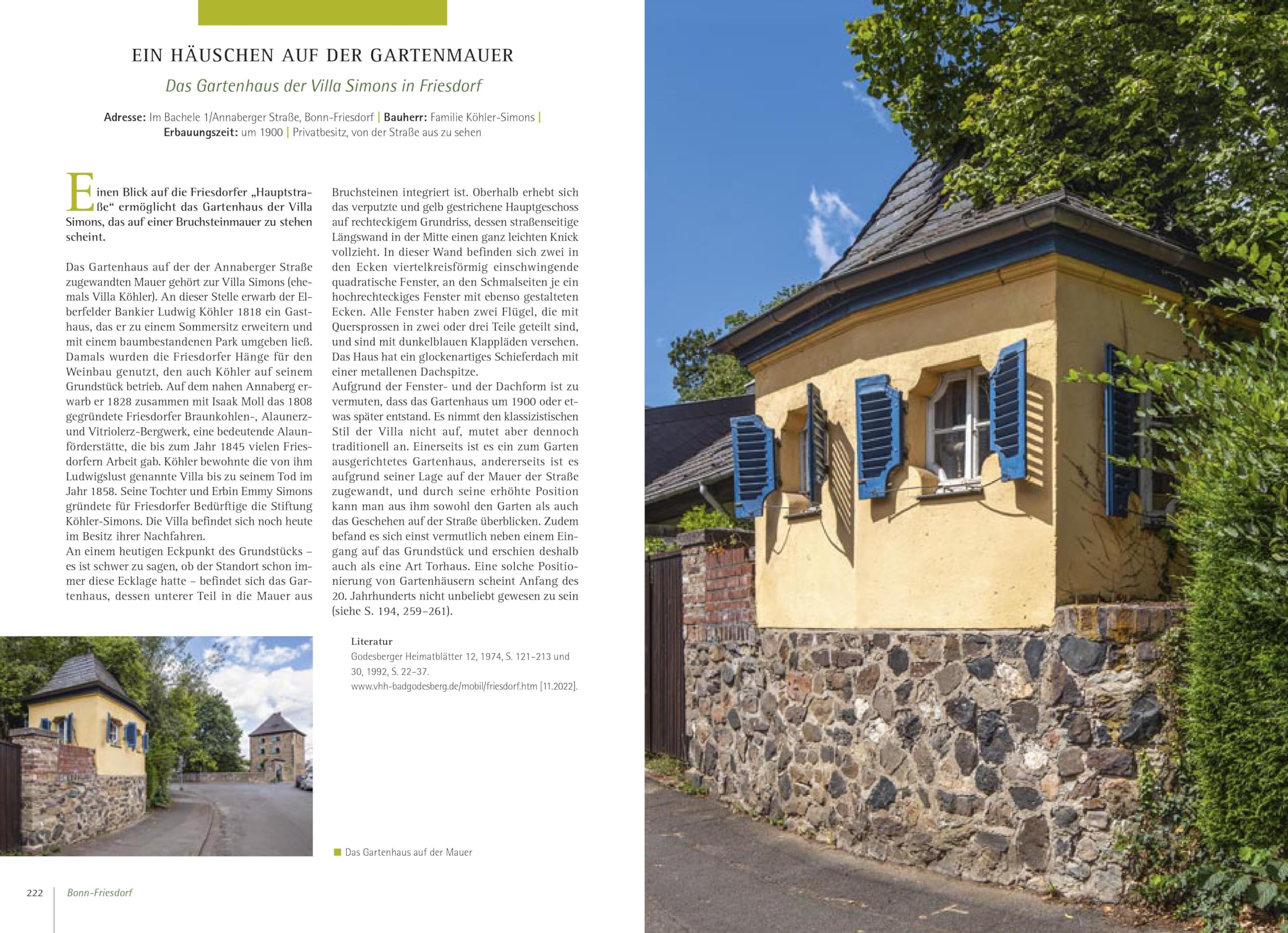 Gartenhäuser im Rheinland: Ein Führer zu den Kleinarchitekturen in Parks und Gärten