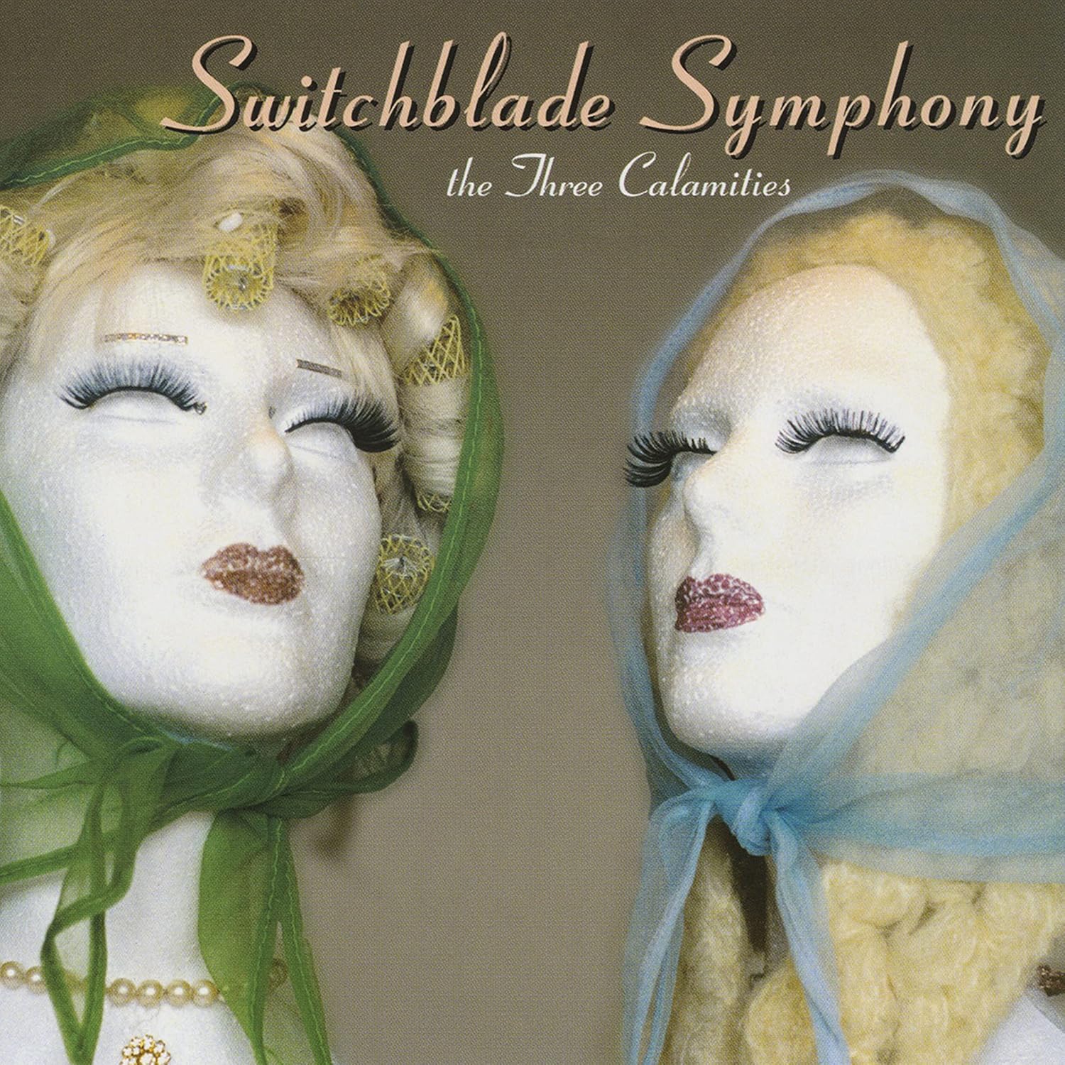 THREE CALAMITIES (GREEN/BLUE SPLIT VINYL) por Switchblade Symphony — capa do álbum