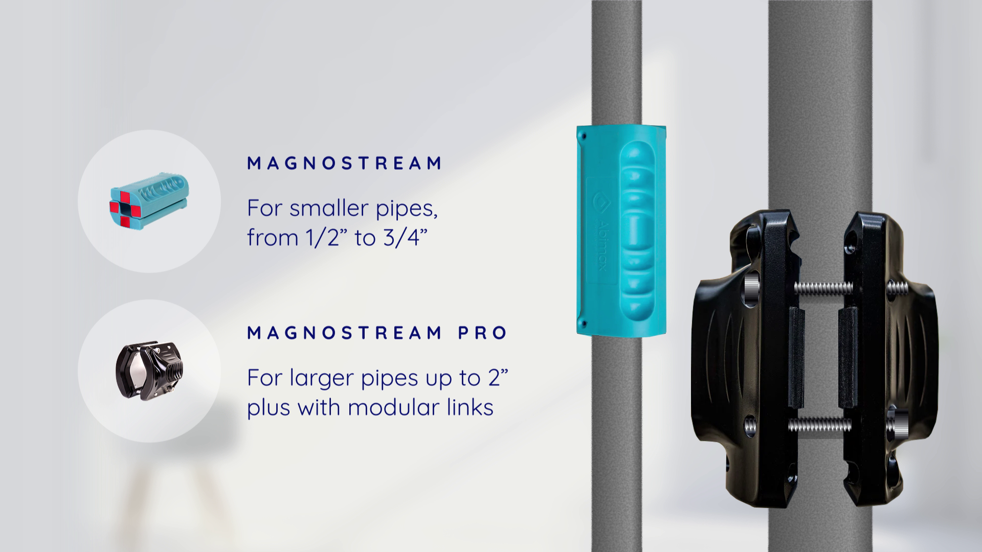 Magnostream Multi-Unit Bundle - Descalcificador magnético miniatura 7