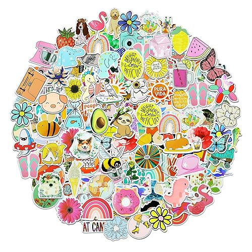 600Pcs Water Bottle Stickers for Kids, Cute Stickers for Water Bottles, Vinyl Waterproof Aesthetic Laptop Sticker Pack Classroom Prizes Skateboard for Kids Teens Girls Students