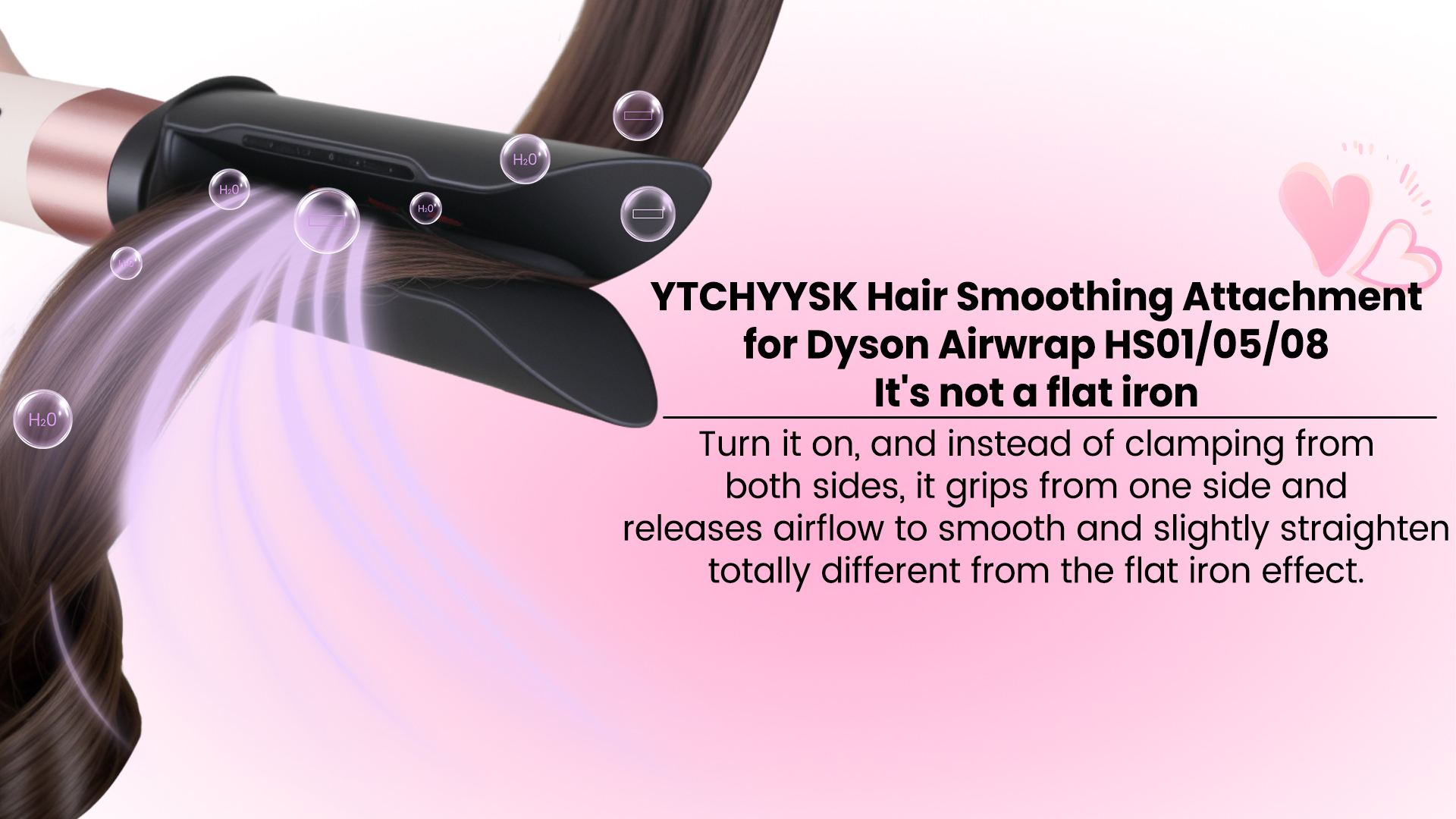 Amazon.com: YTCHYYSK Hair Smooth Attachment for Dyson Airwrap HS01