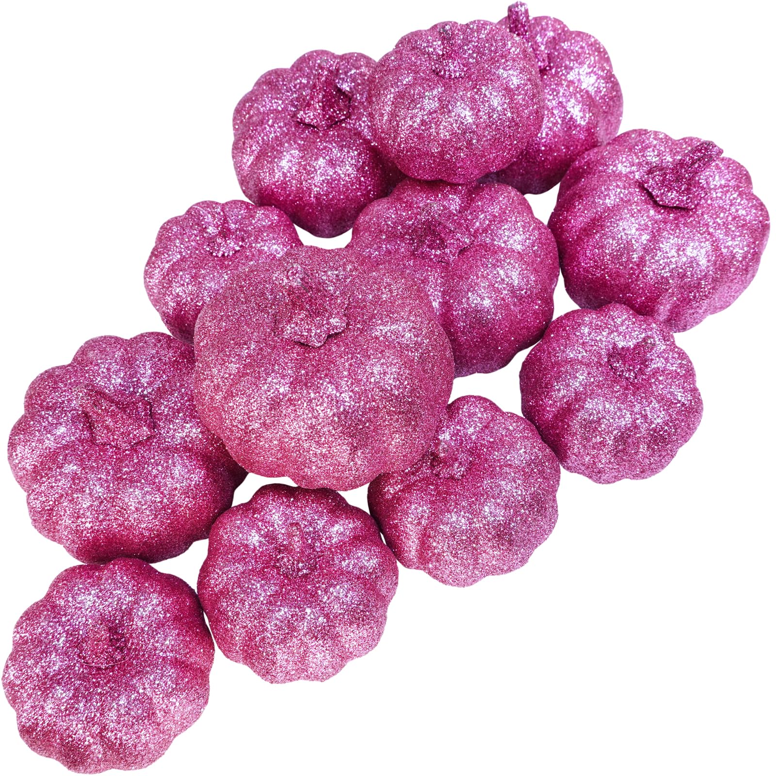 Calabazas de espuma que no pesan ni se rompen calabazas artificiales rosa para adornos de niños