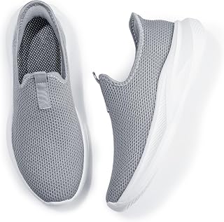 Womens Lazy Shoes Slip-on Sneakers Casual Lightweight Flat Knit Mesh Comfortable Breathable