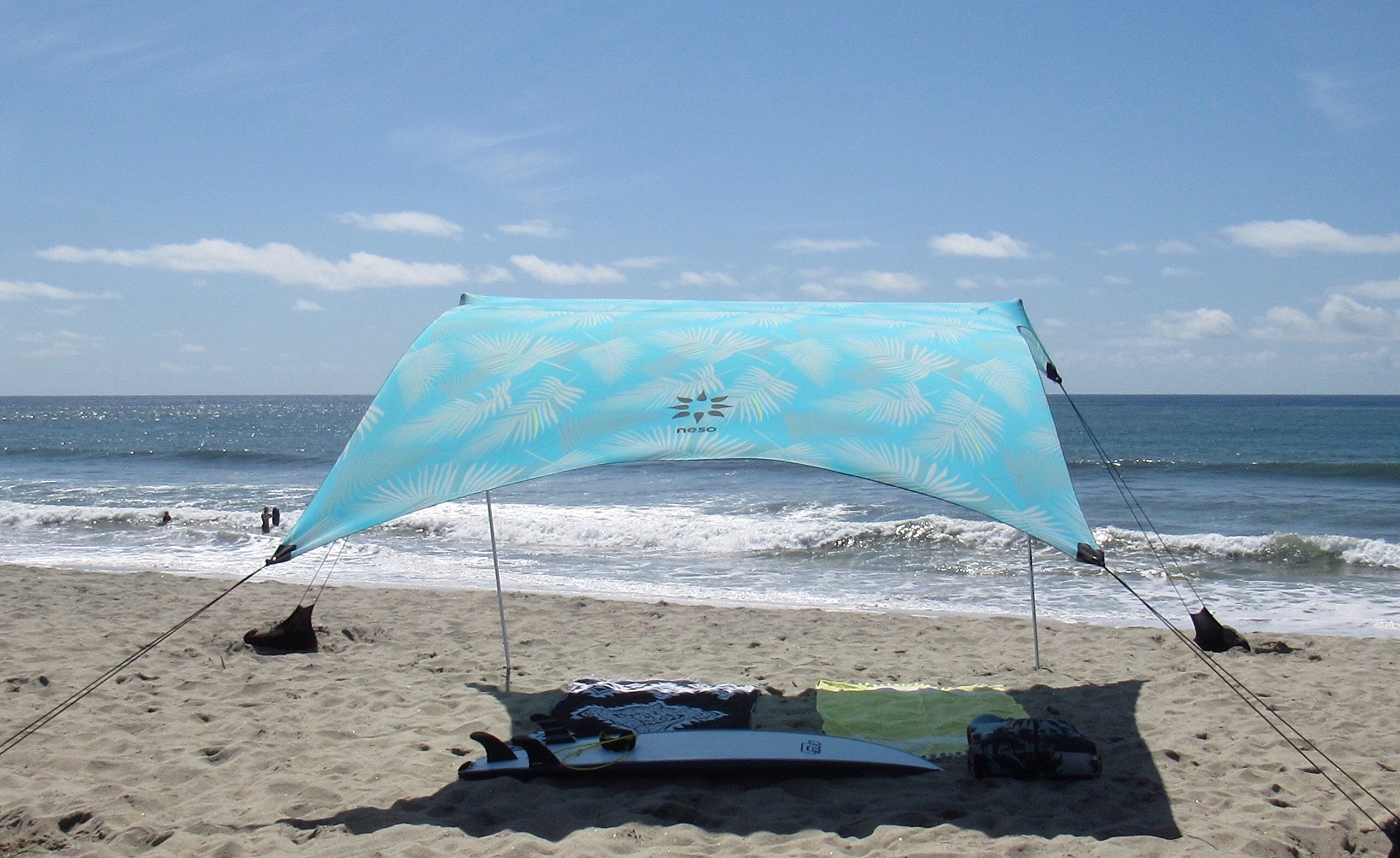 Neso Tents Grande Beach Tent, 7ft Tall, 9 x 9ft, Reinforced Corners and Cooler Pocket