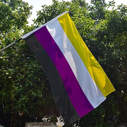 Miniatura 2 de Banderas LGBT del Mes del Orgullo, banderas de poliéster de 3 x 5 pies, decoración del hogar arcoíris, banderas de orgullo LGBT para exteriores,