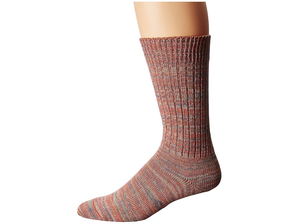 

Richer Poorer Wayfarer Premium Japan Made (Orange Multi) Men's Crew Cut Socks Shoes