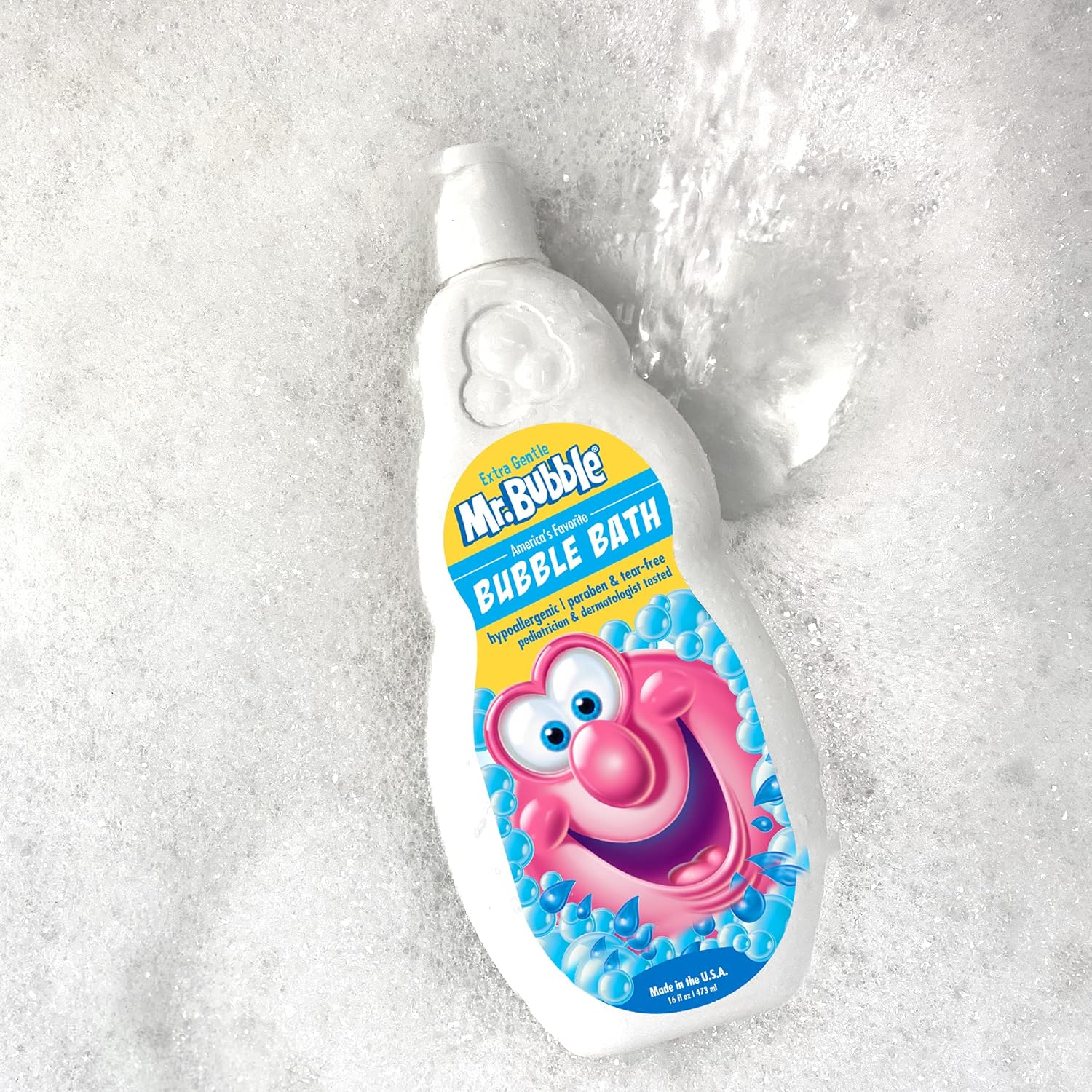 Mr. Bubble Gentle Bubble Bath - Hypoallergenic, Tear Free Bubble Bath Solution Perfect for Sensitive Skin (Pack of 2 Bottles, 36 fl oz Each) : Beauty & Personal Care