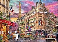 Vista 2 de Ceaco - David Maclean - Cities - Bonjour Paris - Rompecabezas de 1000 piezas