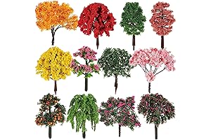 LIOOBO Fairy Garden Tree Plant Ornament: Miniature Trees for Crafts