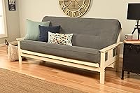 Vista 54 de MFD Futón Montana, Verde, Tela Madera, Colchón de ante de turba