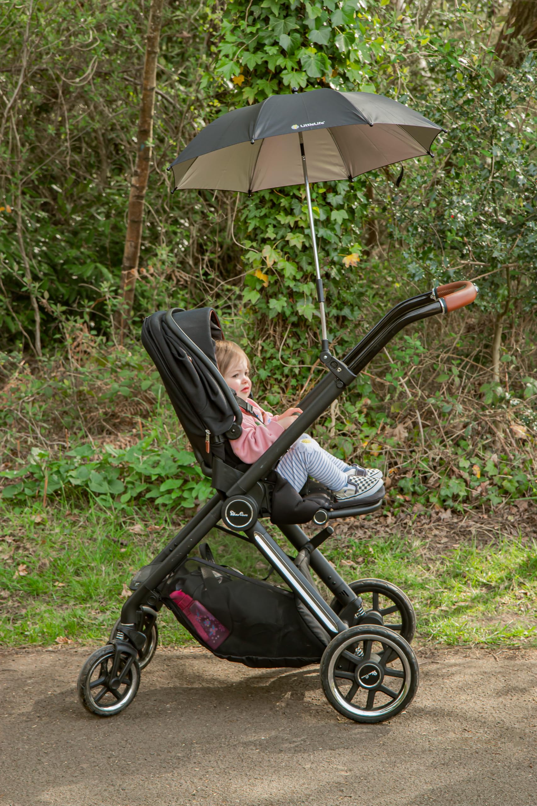 LittleLife Parasol universel pour poussette et poussette, protection solaire UPF40 pour bébé et nourrisson