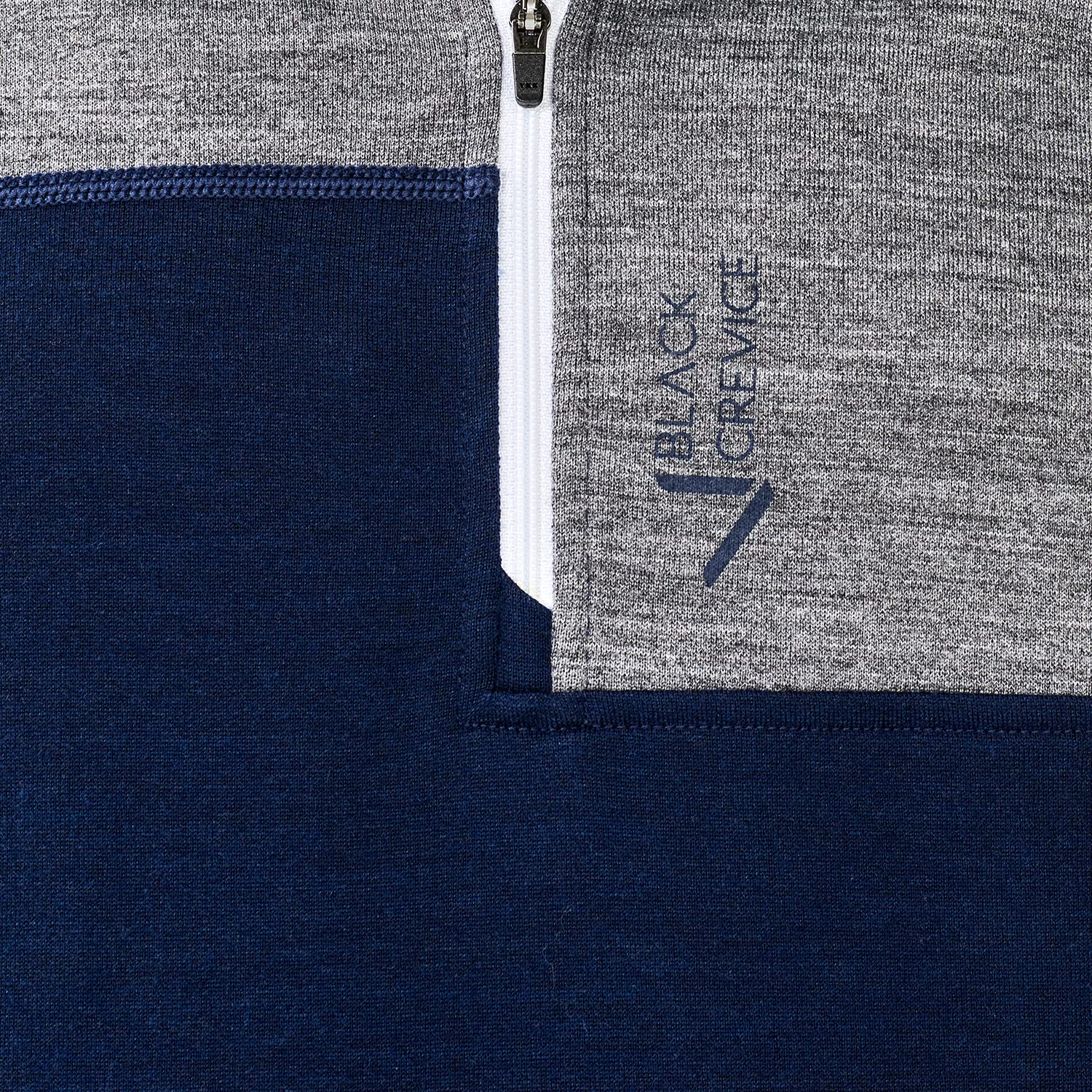 Black Crevice Jersey con Cuello Largo de Merino para Hombres I Suéter de esquí I Polerón para Hombres de 70% Lana Merino y 30% PES I Jersey termorregulador Libre de mulesing