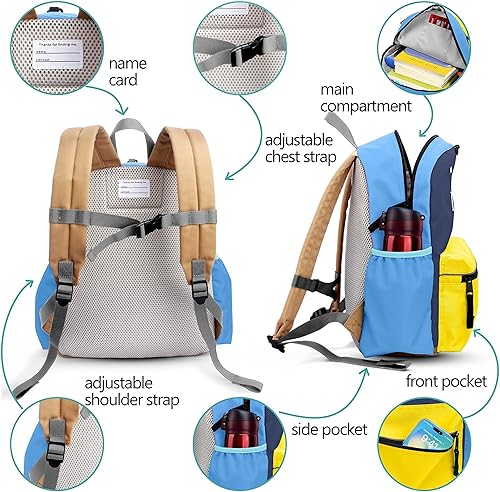 Miniatura 7 de Mochilas para niños, unisex, multicolor, medianas, 13 pulgadas de alto, 1 L, nailon, moderna, diseño de caricaturas, 3-5 años, escuela primaria,