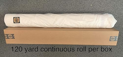 Rollo continuo de 120 pulgadas de ancho (10 pies de ancho) x 120 yardas, tela de gasa transparente blanca – SEDONA DESIGNZ marca perfecta para