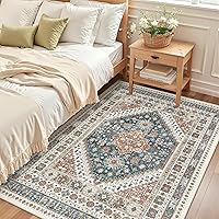 Vista 233 de Madane Alfombra Pasillera Lavable - Alfombras Pasilleras 2x6 para Pasillos de 6 Pies Antideslizante Vintage Alfombra Pasillera de Cocina